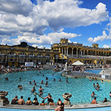 Budpeszt, May 2026; termy (f�rd�) Sz�chenyi, Luk�cs, Mirage Medic Hotel