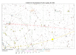 Kometa C/2023 A3 (Tsuchinshan-ATLAS)