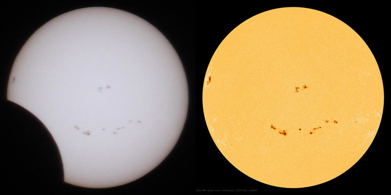 Annualr Solar Eclipse, Oct. 2, 2024