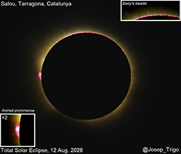Total Solar eclipse, Aug. 12, 2026; source facebook