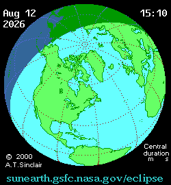 Total Solar eclipse of August 12, 2026