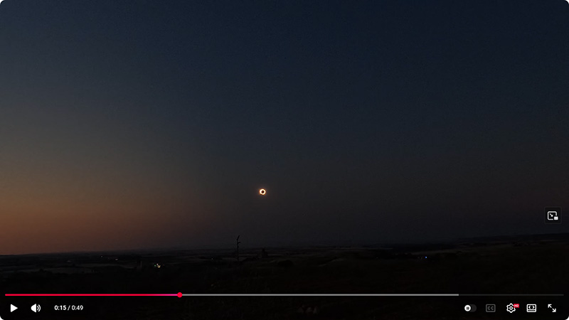 Total Solar eclipse, Aug. 12, 2026