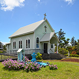 Hawaje, Big Island; Star of the Sea Painted Church